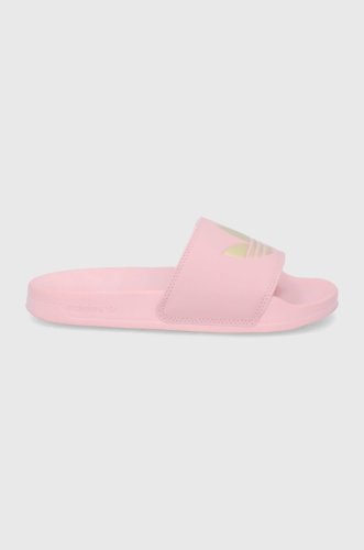 Adidas originals papuci adilette femei, culoarea roz