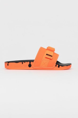 Adidas originals papuci femei, culoarea portocaliu