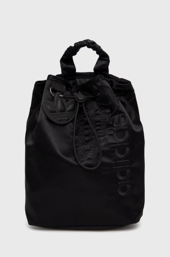 Adidas originals rucsac femei, culoarea negru, mic, neted