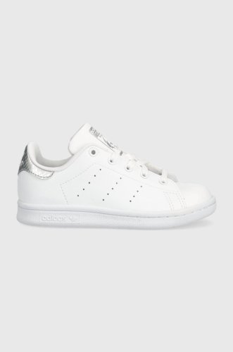 Adidas originals sneakers pentru copii stan smith c culoarea alb