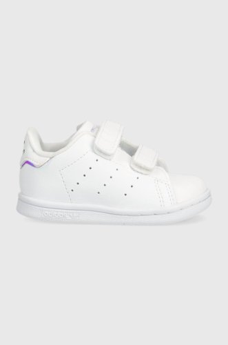 Adidas originals sneakers pentru copii stan smith cf i culoarea alb