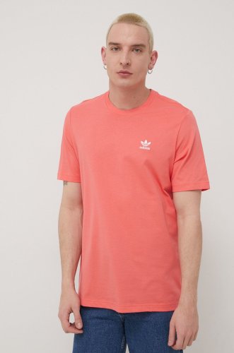 Adidas originals tricou din bumbac adicolor culoarea portocaliu, neted