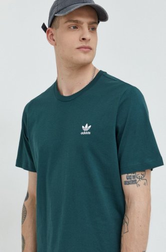 Adidas originals tricou din bumbac culoarea verde, cu imprimeu