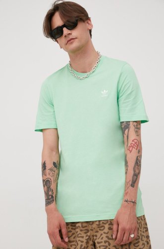Adidas originals tricou din bumbac h34633 culoarea verde, cu imprimeu