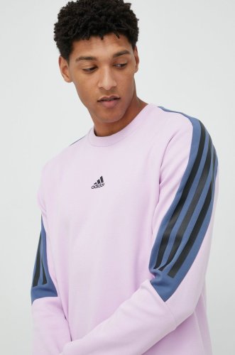 Adidas performance bluza barbati, culoarea violet, modelator