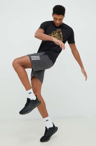 Adidas performance pantaloni scurți de alergare own the run culoarea gri