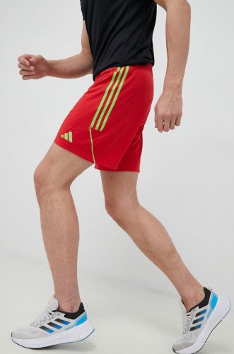 Adidas performance pantaloni scurți de antrenament tiro 23 culoarea rosu