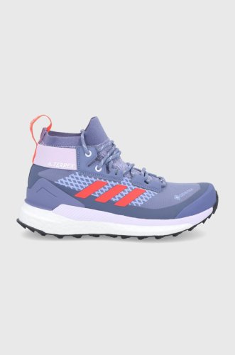 Adidas performance pantofi terrex free hiker gtx w femei, culoarea violet