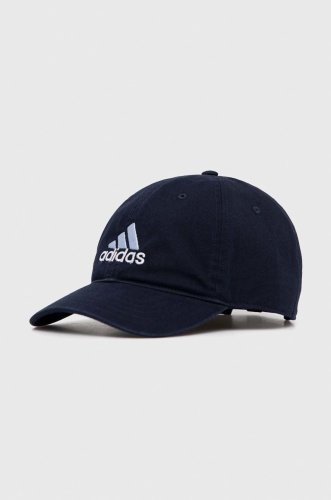 Adidas performance șapcă culoarea albastru marin, cu imprimeu