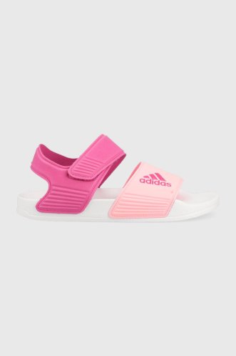 Adidas sandale copii adilette sandal k culoarea roz
