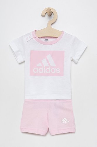 Adidas set de bumbac pentru copii hf1915 culoarea roz