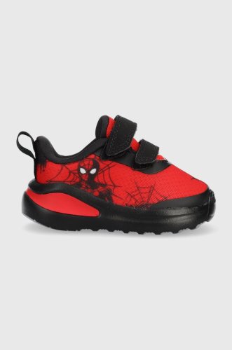 Adidas sneakers pentru copii fortarun x spiderman culoarea rosu