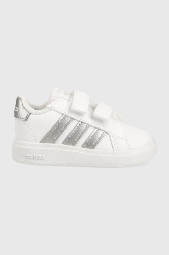 Adidas sneakers pentru copii grand court 2.0 culoarea alb