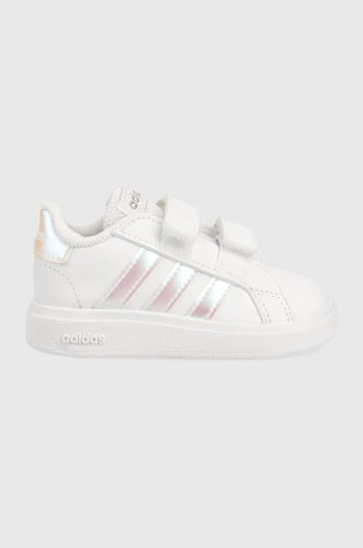 Adidas sneakers pentru copii grand court 2. culoarea alb