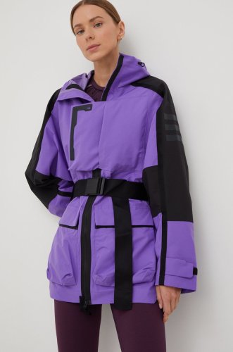 Adidas terrex jacheta de exterior ct xploric , culoarea violet, de tranzitie