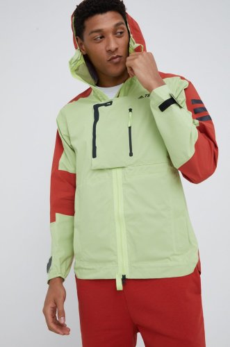 Adidas terrex jacheta de exterior xploric h55926 culoarea verde