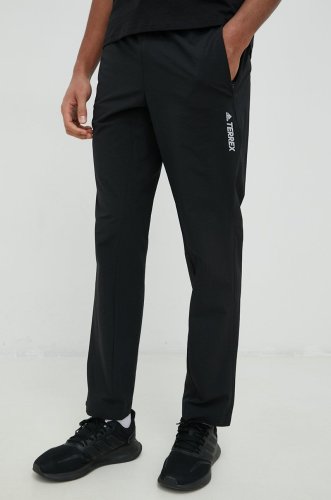 Adidas terrex pantaloni de exterior liteflex barbati, culoarea negru