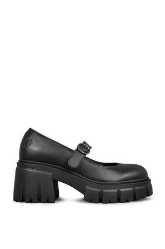 Altercore pantof margot femei, culoarea negru, cu platformă