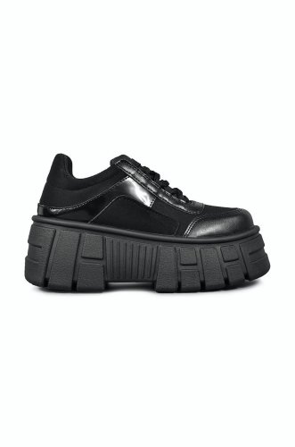 Altercore pantof quinn femei, culoarea negru, cu platforma