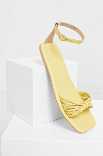 Answear lab sandale femei, culoarea galben