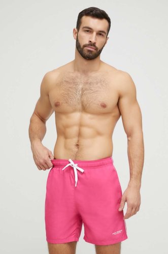 Armani exchange pantaloni scurti de baie culoarea roz