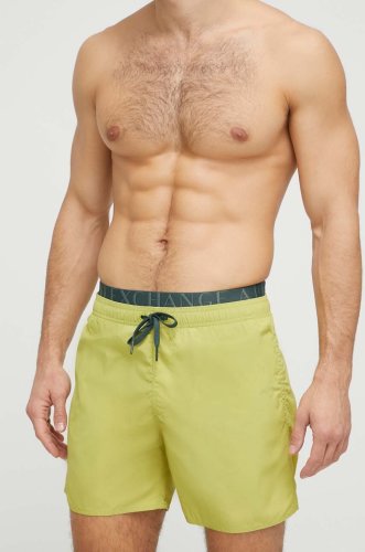 Armani exchange pantaloni scurti de baie culoarea verde