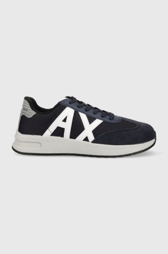 Armani exchange sneakers xux071.xv527.s282 culoarea albastru marin, xux071 xv527 s282