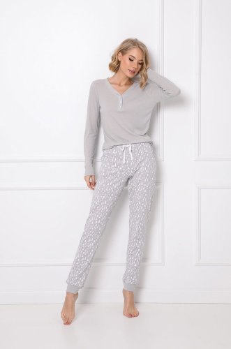 Aruelle pijama arianne femei, culoarea gri