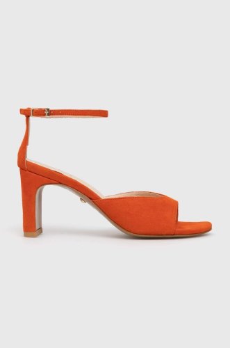 Baldowski sandale din piele intoarsa culoarea portocaliu