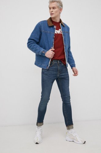 Billabong geacă jeans x wrangler bărbați, de tranzitie