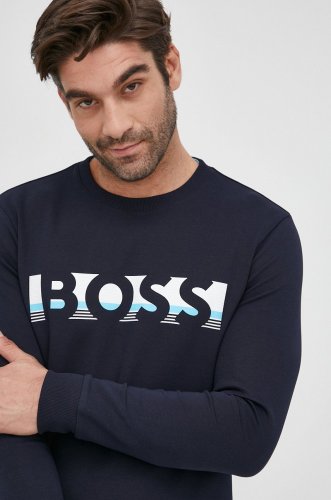 Boss bluza boss athleisure barbati, , cu imprimeu