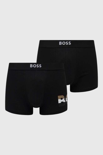 Boss boxeri 2-pack barbati, culoarea negru