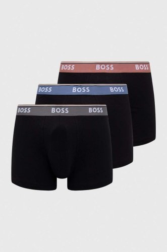 Boss boxeri 3-pack barbati, culoarea negru