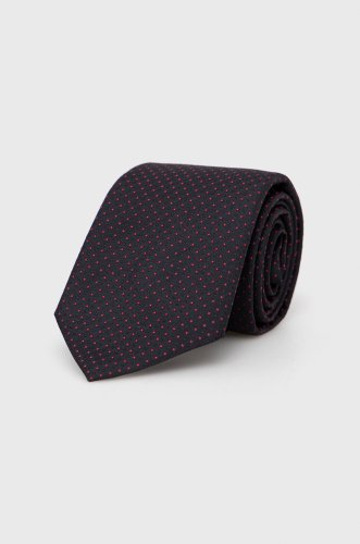 Boss cravată din amestec de mătase culoarea negru