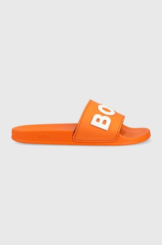 Boss papuci kirk barbati, culoarea portocaliu, 50488911