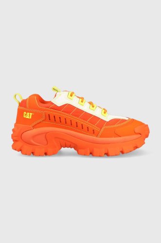 Caterpillar sneakers din piele intruder supercharged culoarea portocaliu, p111050