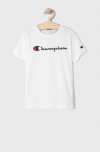 Champion tricou copii 305254 culoarea alb, cu imprimeu