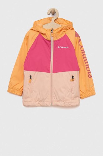 Columbia geaca copii dalby springs jacket culoarea portocaliu