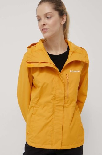 Columbia jacheta de exterior hikebound culoarea portocaliu, de tranzitie