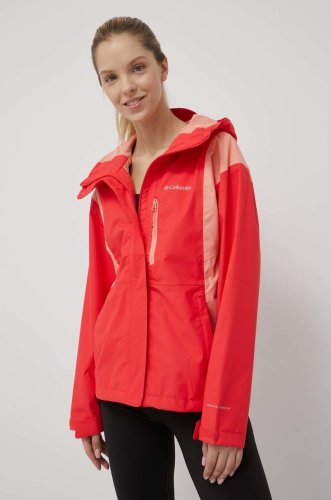 Columbia jacheta de exterior hikebound culoarea rosu, de tranzitie
