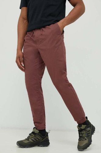 Columbia pantaloni de exterior rapid rivers barbati, culoarea violet, drept