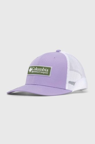 Columbia șapcă culoarea violet, cu imprimeu 2032011-271