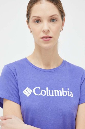 Columbia tricou femei, culoarea violet