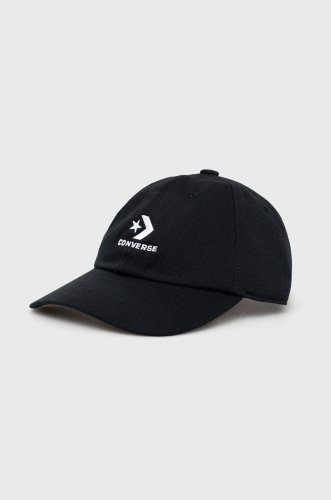 Converse șapcă culoarea negru, cu imprimeu 10022131.a01-conversebl