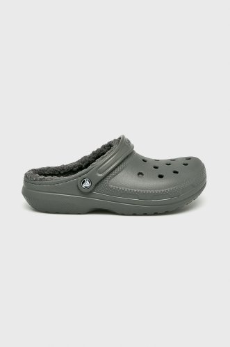 Crocs - papuci 203591.classic.lined-navy/charc