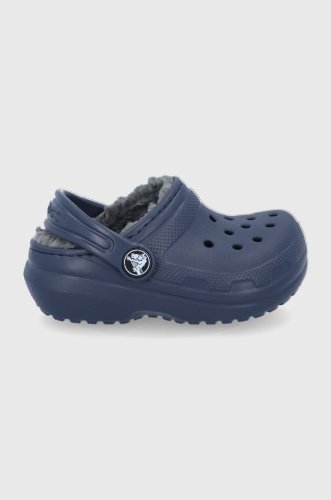 Crocs papuci copii culoarea albastru marin