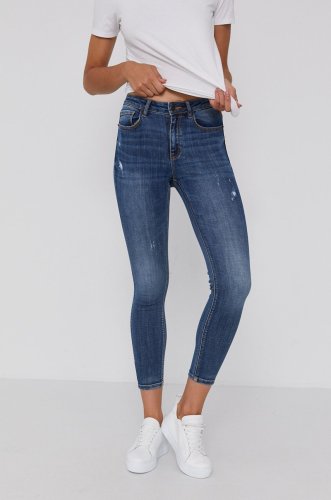 Desigual jeans alba femei, medium waist