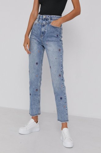 Desigual jeans julieta femei, high waist