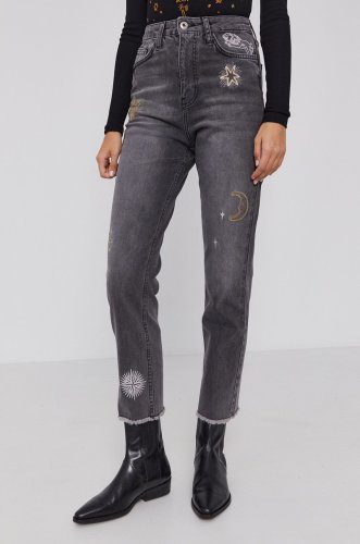 Desigual jeans lagun femei, high waist