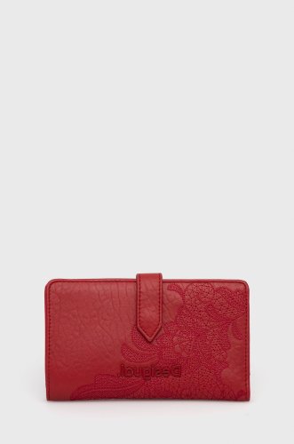 Desigual portofel femei, culoarea rosu